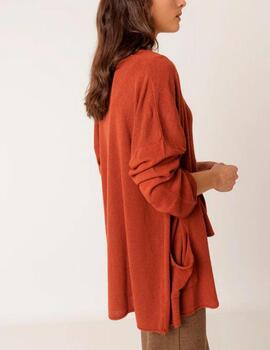 Cárdigan Indi&Cold terracota