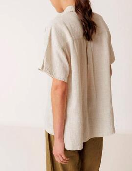 Camisa Indi&Cold bordado crudo