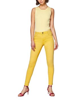 Pantalón vaquero Esprit amarillo