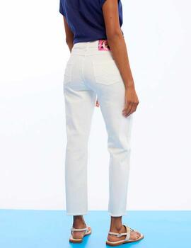 Pantalón Lola Casademunt campanita blanco