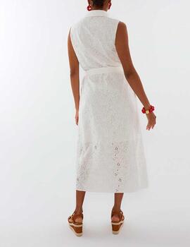 Vestido Lola Casademunt camisero blanco