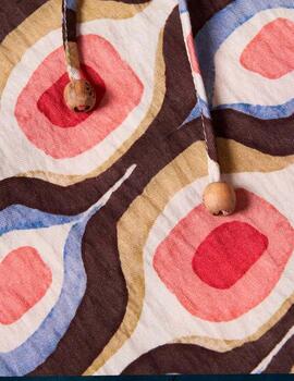 Vestido Lion of Porches estampado multi