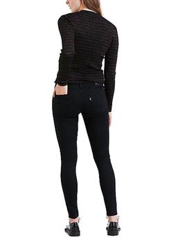 Pantalón vaquero Levis 710 Super Skinny Black