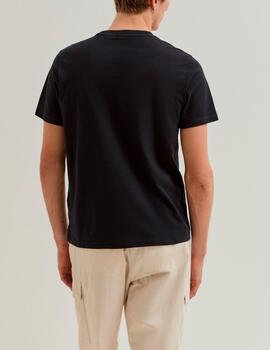 Camiseta Lion of Porches lettering marino