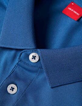 Polo Lion of Porches azul