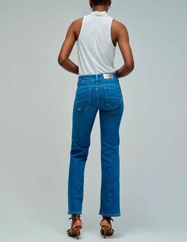 Pantalón vaquero Salsa push in azul
