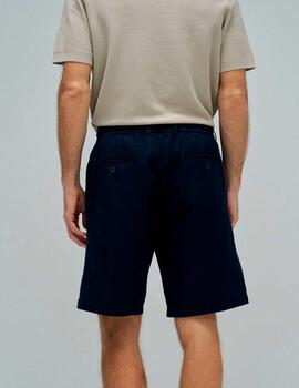 Pantalón corto Salsa lino marino