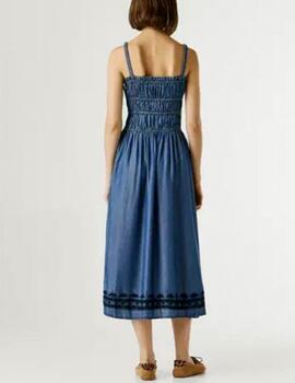 Vestido Pepe Jeans tirantes azul