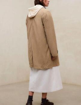 Gabardina Ecoalf beige