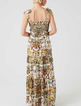 Vestido Brave Soul estampado multi