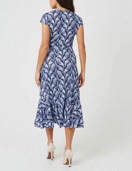 Vestido Brave Soul estampado azul
