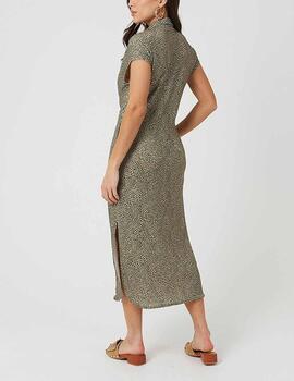 Vestido Brave Soul estampado verde