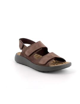 Sandalias Igi&Co velcro marrón