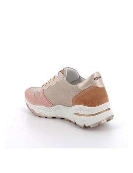 Zapatillas Igi&Co combinadas beige