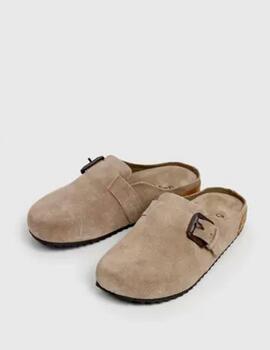 Zueco Pepe Jeans ante beige
