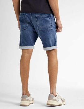 Bermuda  Petrol denim azul