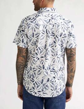 Camisa Petrol estampada blanco