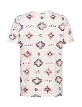 Camiseta Petrol estampada multi