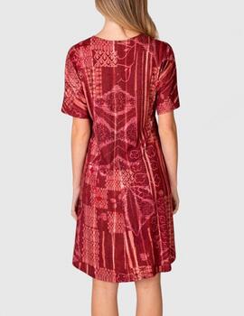 Vestido Massana granate