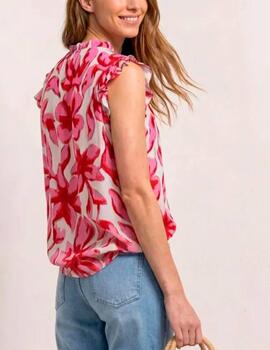 Blusa Street One estampada rosa