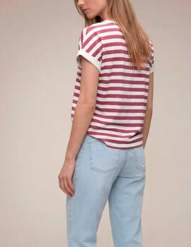 Camiseta Street One rayas rosa