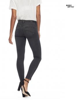 Pantalón vaquero Lee Scarlett Cropped Zip Body Optix