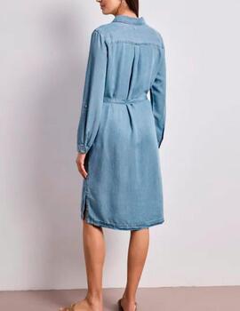 Vestido Street One camisero azul