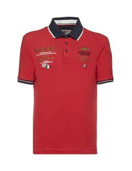 Polo Aeronautica Militare rojo