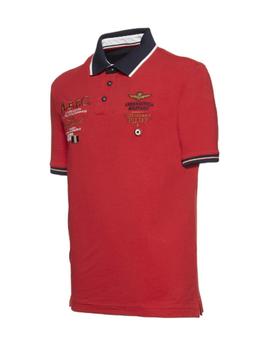 Polo Aeronautica Militare rojo