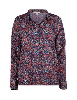 Blusa Esprit estampado azul