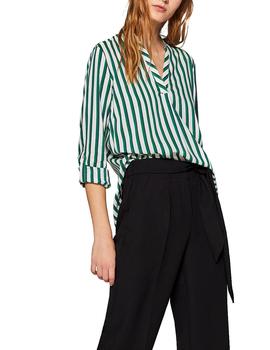 Blusa Esprit rayas verde