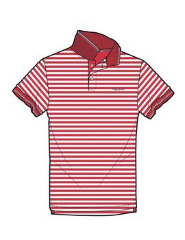 Polo Pepe Jeans Jerome rojo