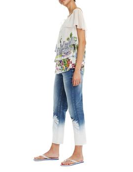 Blusa Desigual Colette blanco