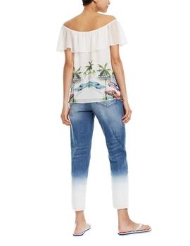 Blusa Desigual Colette blanco