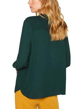 Blusa Esprit de crepé verde