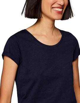 Camiseta Esprit algodón marino