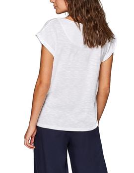 Camiseta Esprit blanco