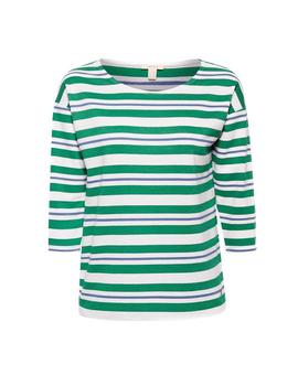 Camiseta Esprit rayas verde