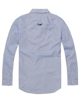 Camisa Tommy Jeans Essential azul