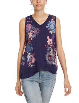 Camiseta Desigual Obi azul
