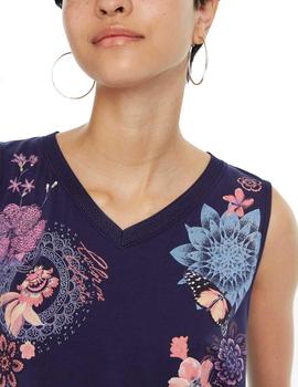 Camiseta Desigual Obi azul
