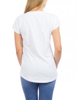 Camiseta Animosa Rosalía Paxariños blanco