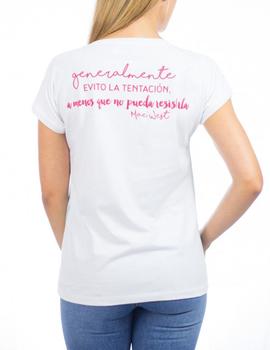 Camiseta Animosa Mae Tentación rosa
