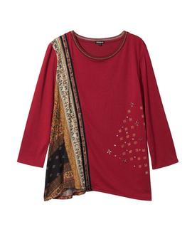 Camiseta Desigual Inge rojo