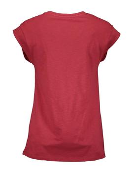 Camiseta Esprit bordados rojo