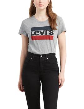Camiseta Levis Smokestack gris