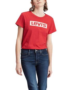 Camiseta Levis Box Tab rojo