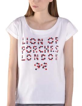 Camiseta Lion of Porches logo blanco