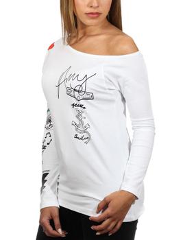 Camiseta Animosa Amy Tatoos blanco