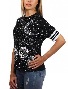 Camiseta Animosa Luna negro